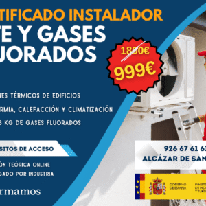 Carnet de instalador RITE y Gases fluorados